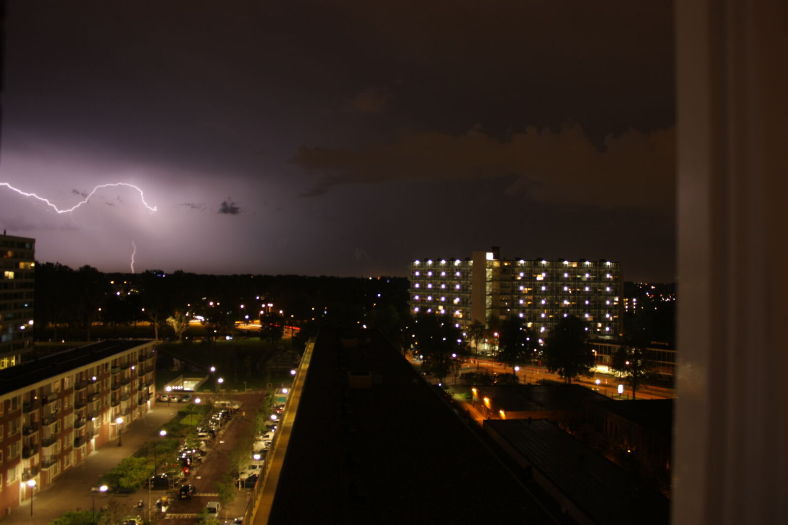 Canon EOS 450D (EOS Rebel XSi / EOS Kiss X2) sample photo. Lightning, night photography