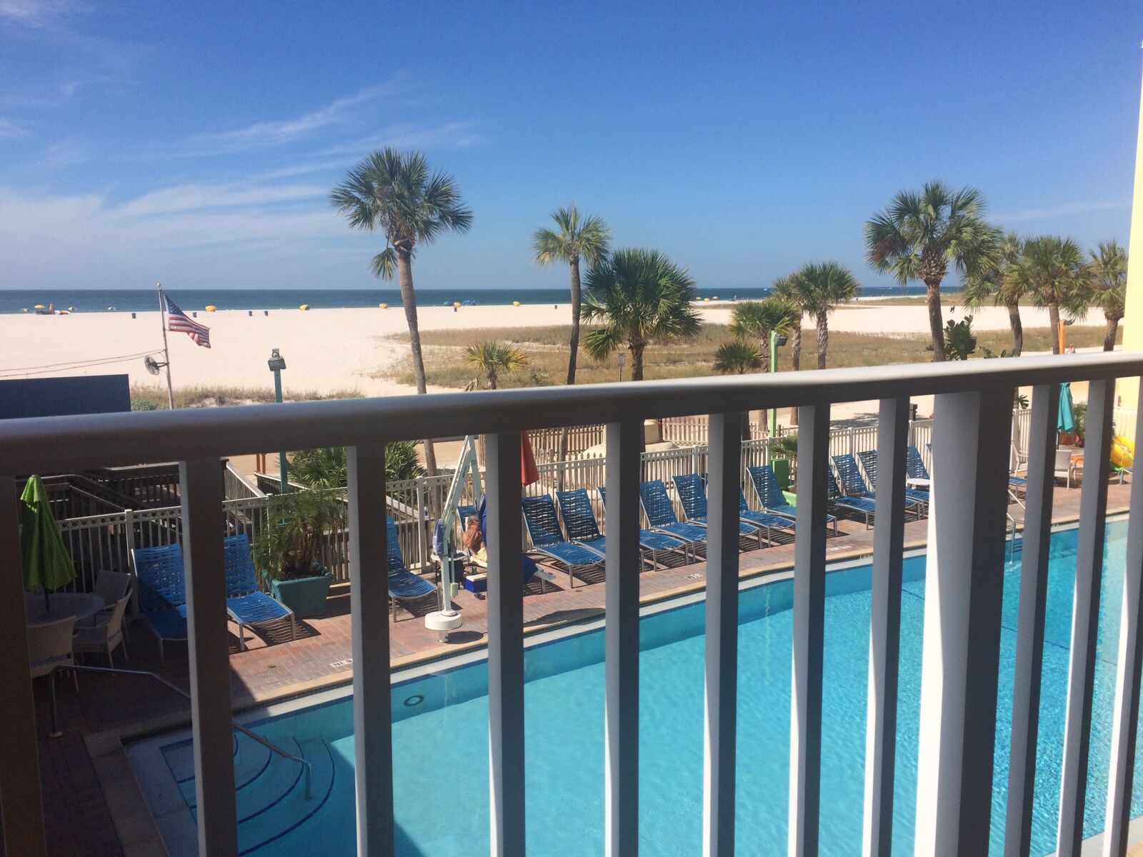 Apple iPhone 5s sample photo. Balcony, beach, blue, florida photography