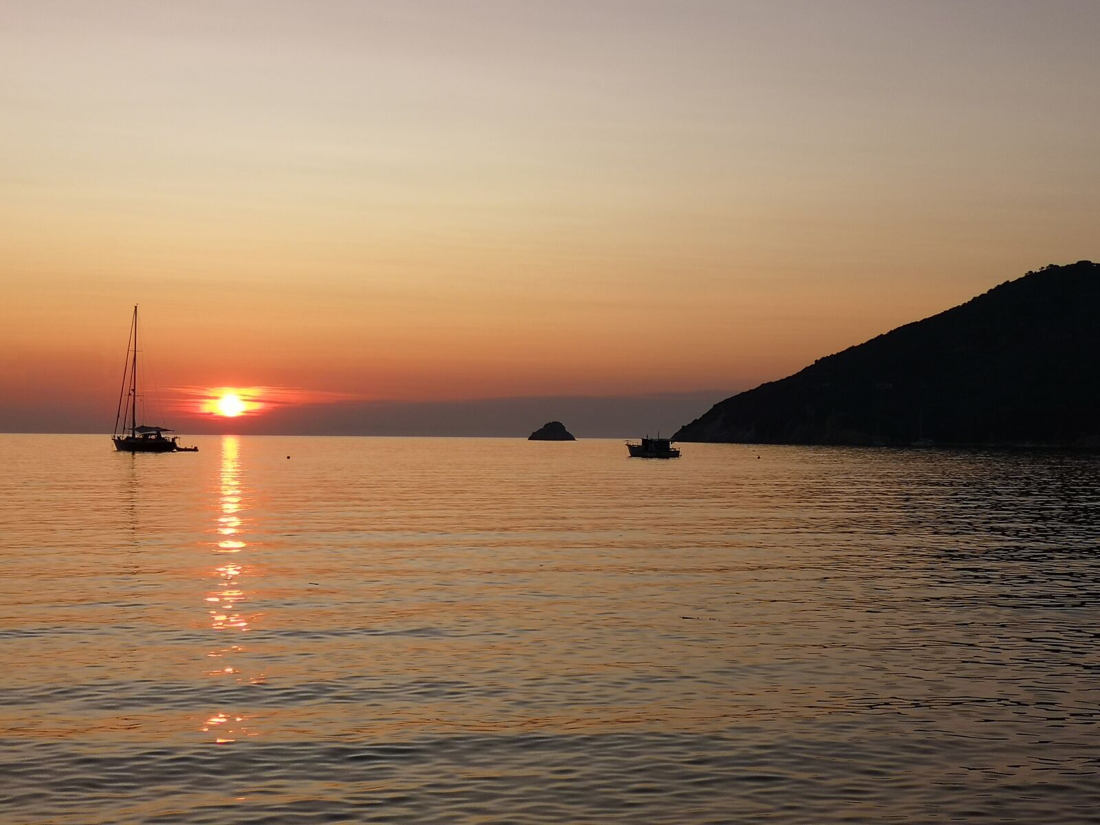 HUAWEI P20 sample photo. Sea, sunset, sky photography