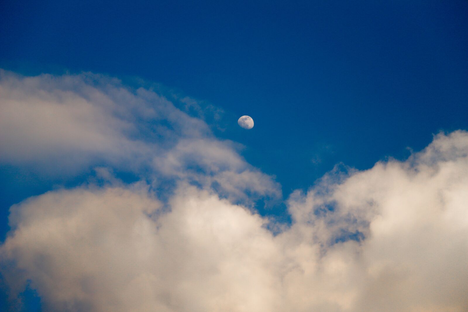 Canon EOS 6D Mark II + Canon EF 28-135mm F3.5-5.6 IS USM sample photo. Sky, moon, atmosphere photography