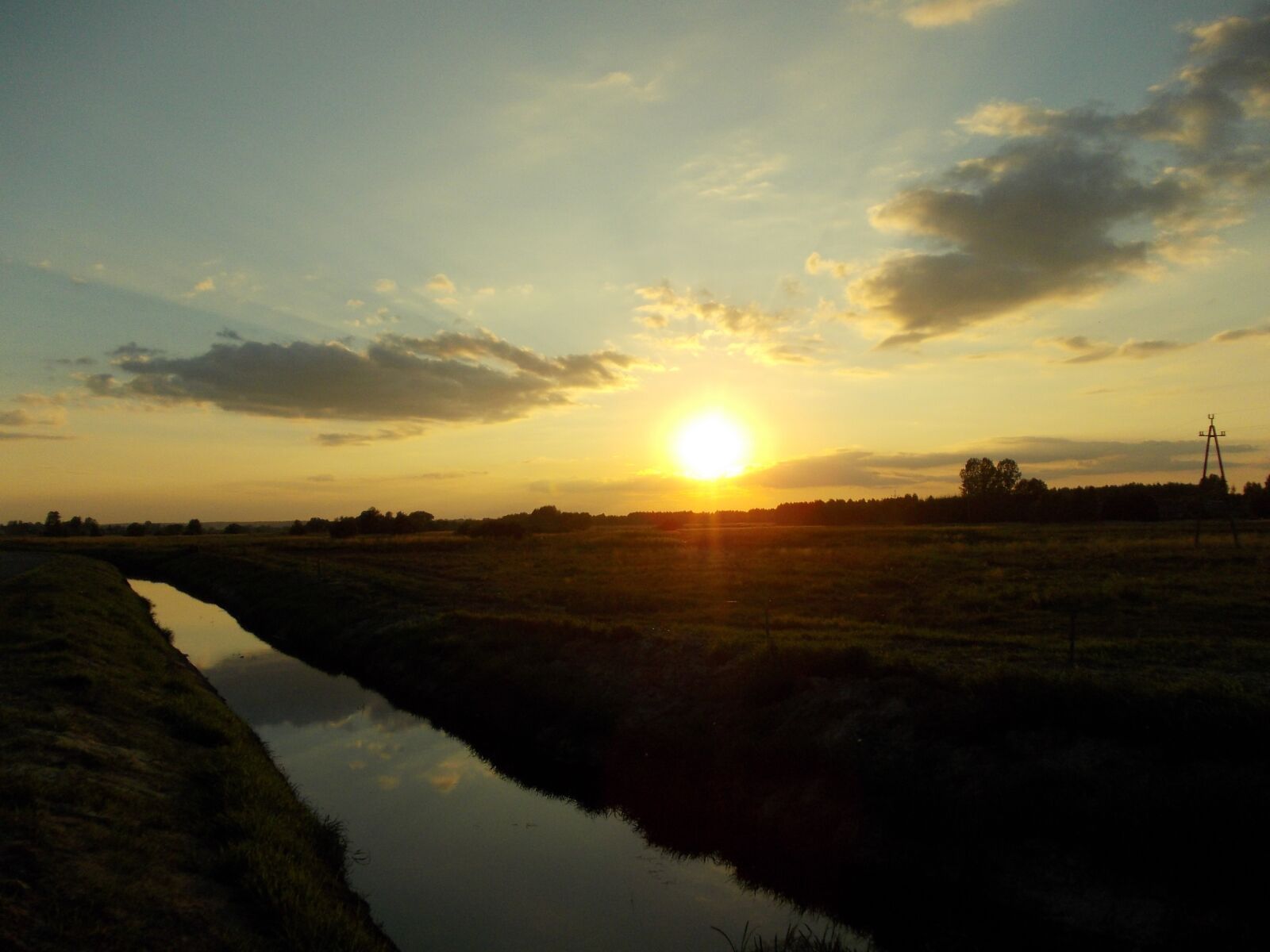 Nikon COOLPIX L25 sample photo. Sunset, river, twilight photography