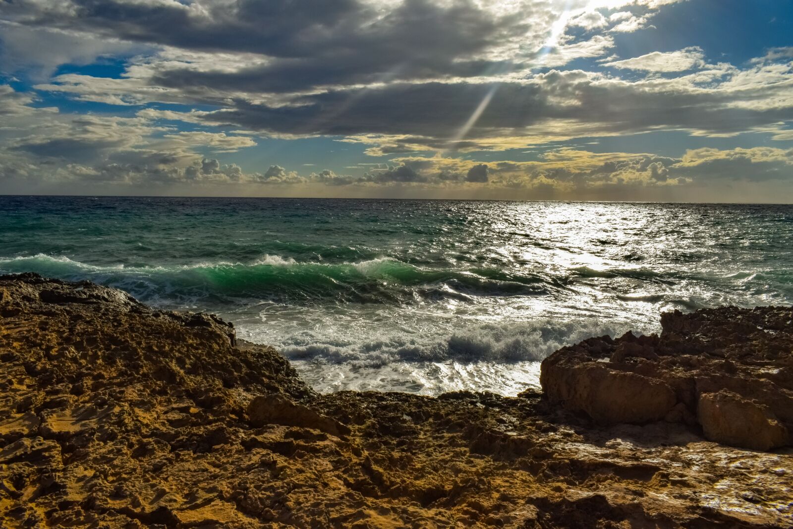Nikon D3300 sample photo. Rocky coast, waves, sea photography