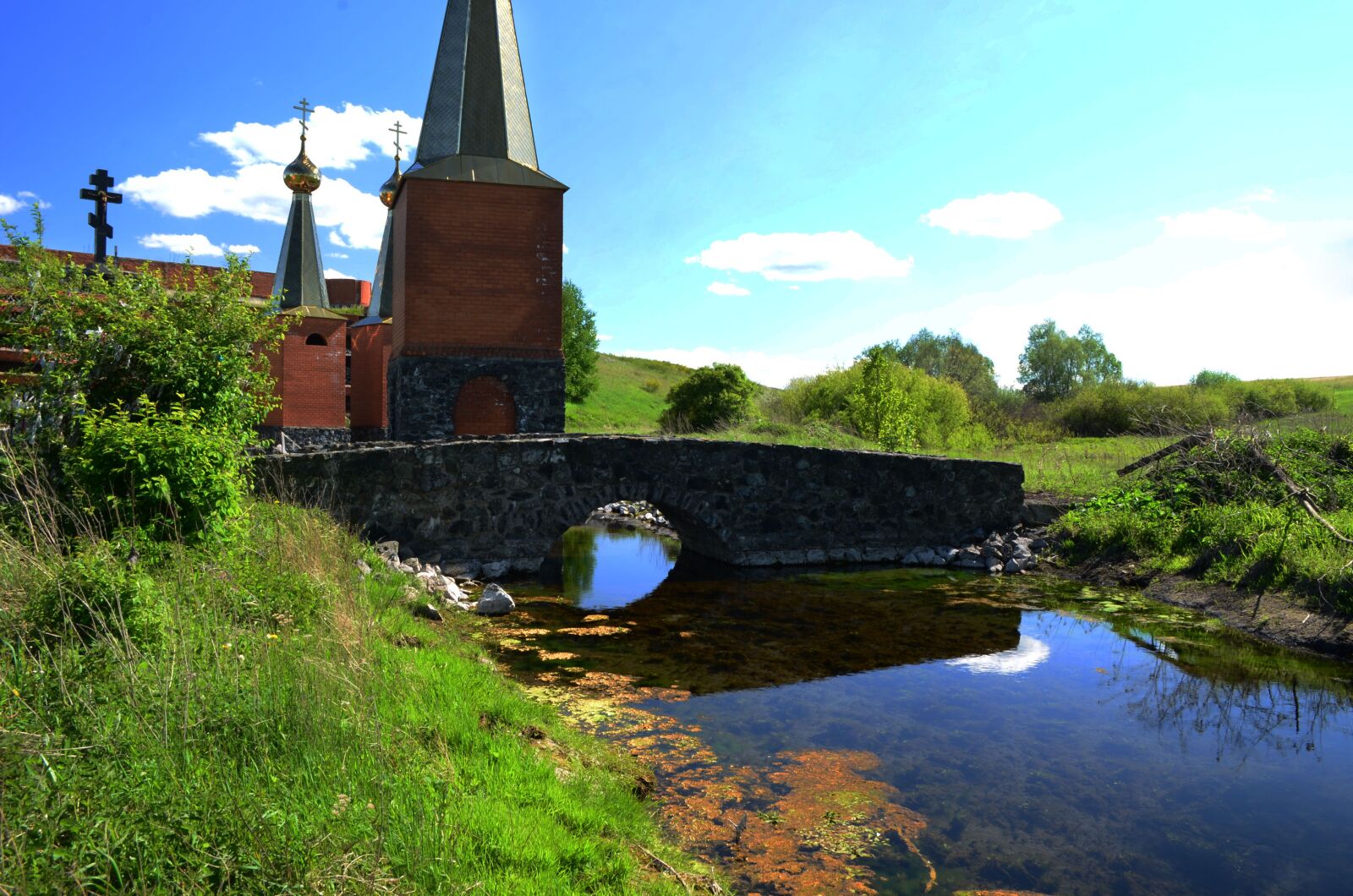 Nikon D5100 sample photo. Water, creek, bridge photography