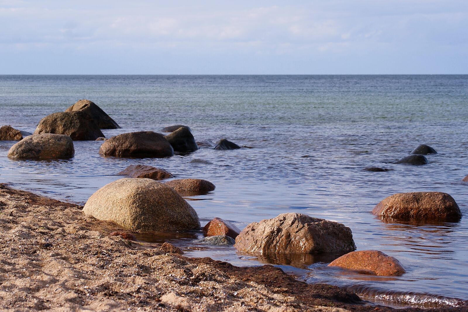 Sony Alpha DSLR-A350 sample photo. Beach, abendstimmung, sea photography