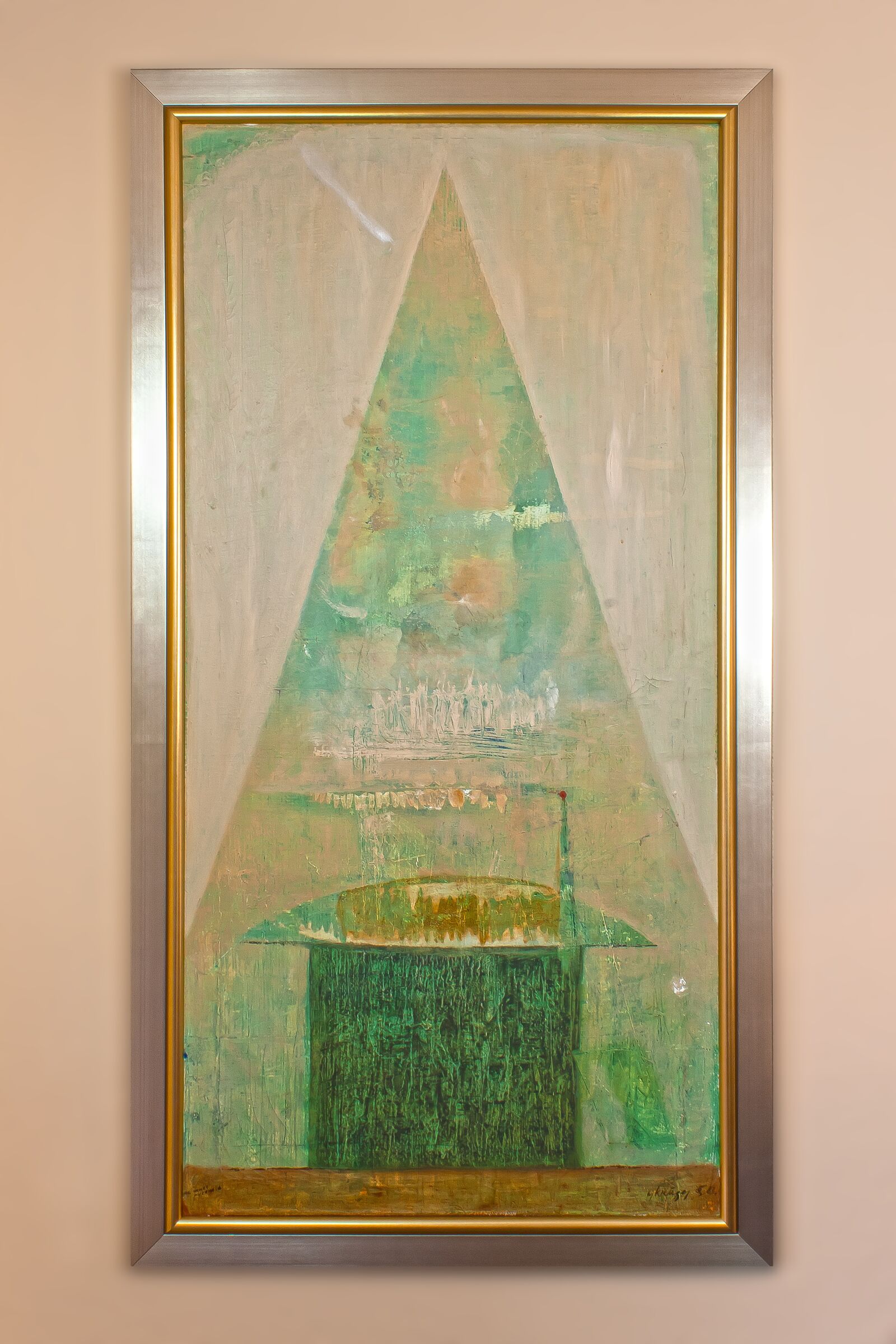 Canon EOS 1300D (EOS Rebel T6 / EOS Kiss X80) sample photo. Oil painting, framed, shades photography