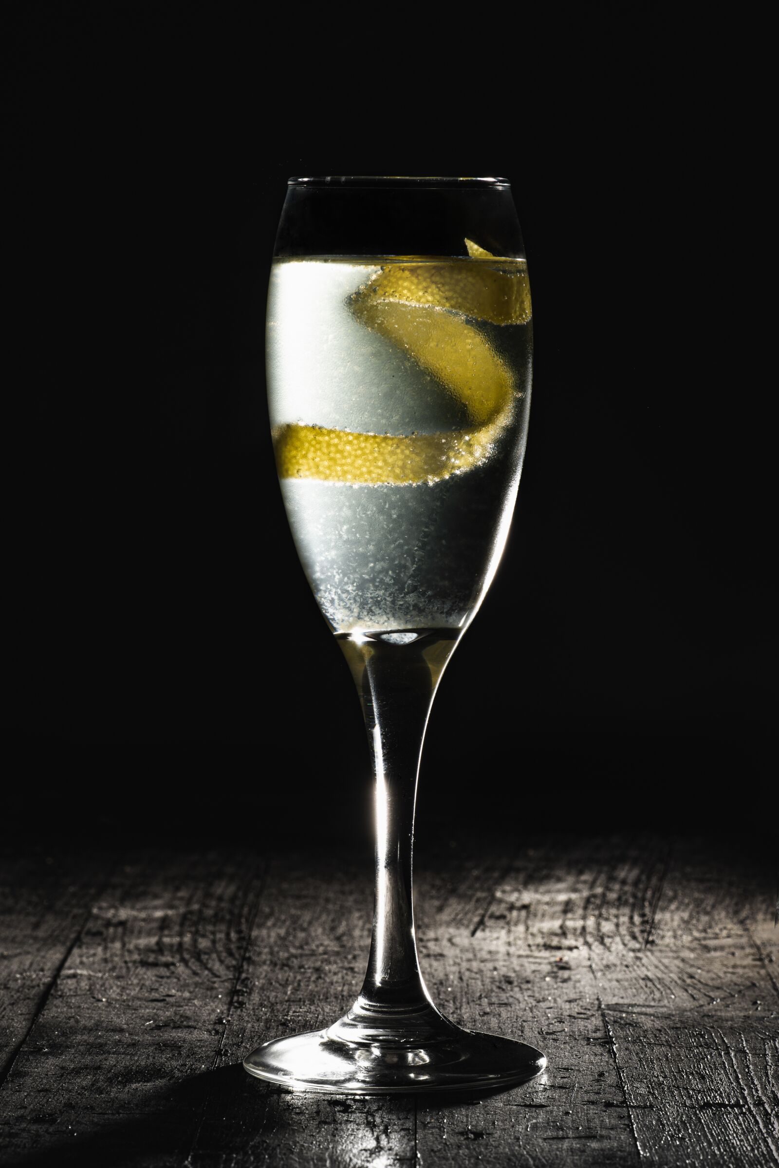 Nikon D7200 sample photo. Champagne, cocktail, french 75 photography