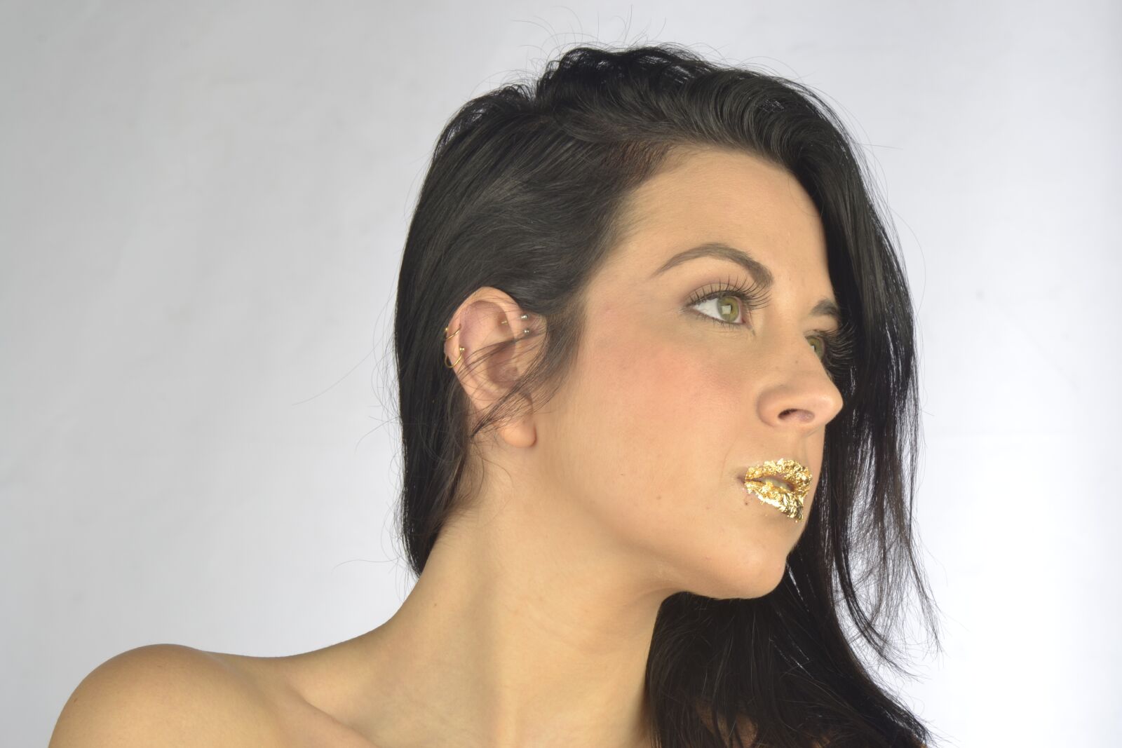 Nikon D3100 sample photo. Gold, model, portrait photography