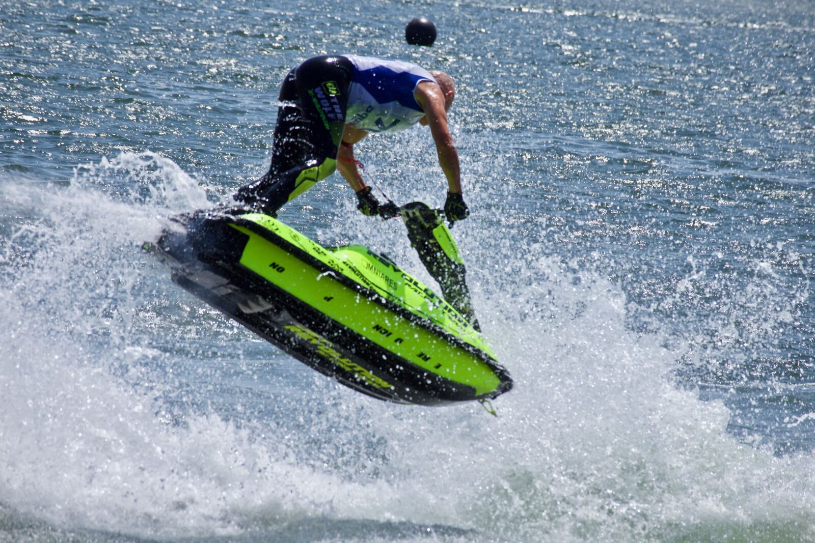 Canon EOS M sample photo. Water bike, sea, splash photography