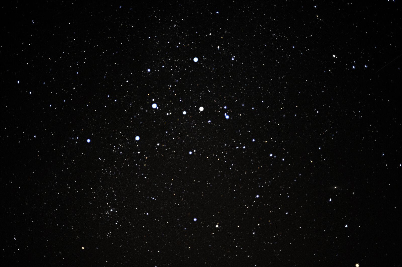 Nikon D3 sample photo. Constellation, cassiopeia, stars photography