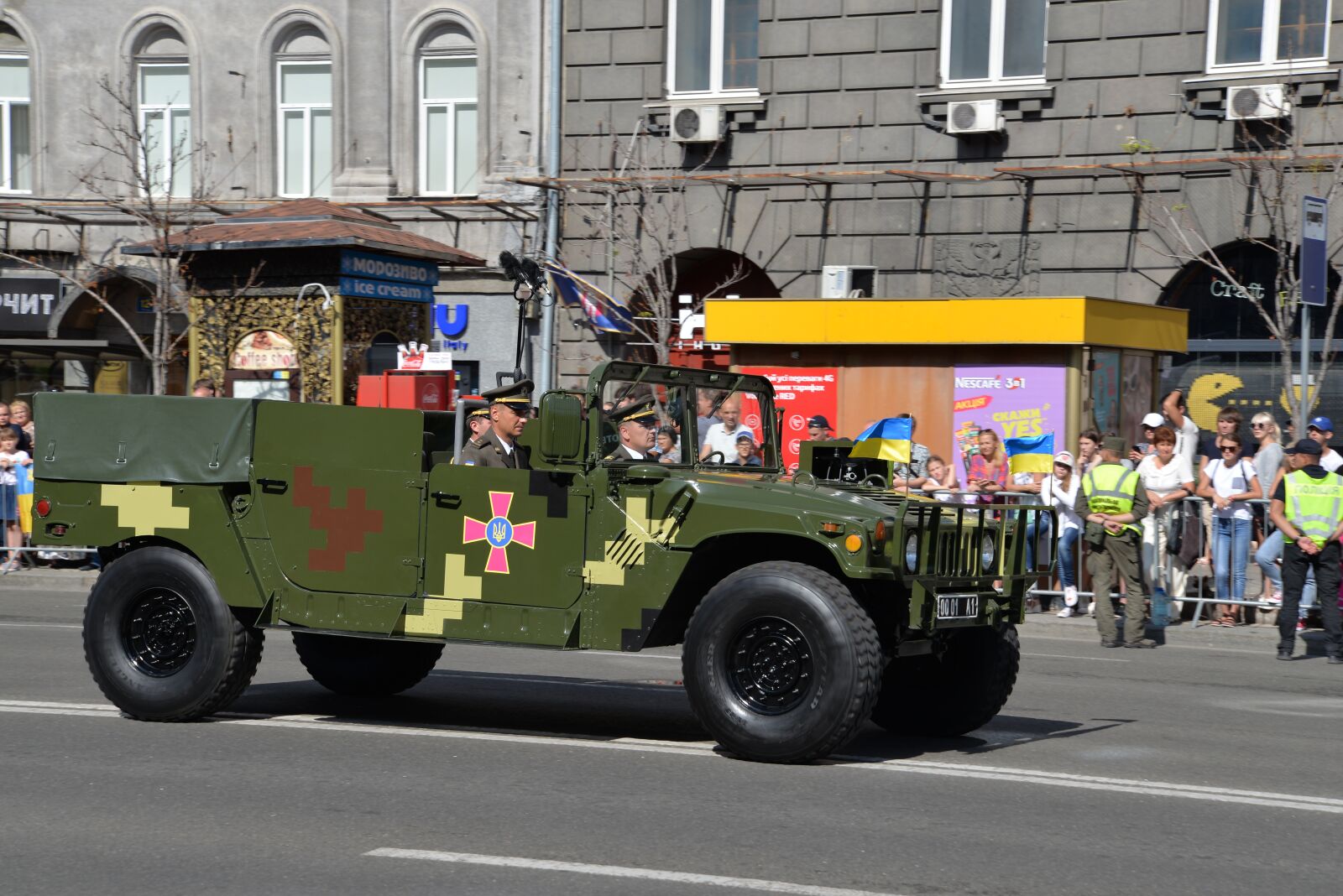 Nikon D610 sample photo. Parade, military, ukrainian photography