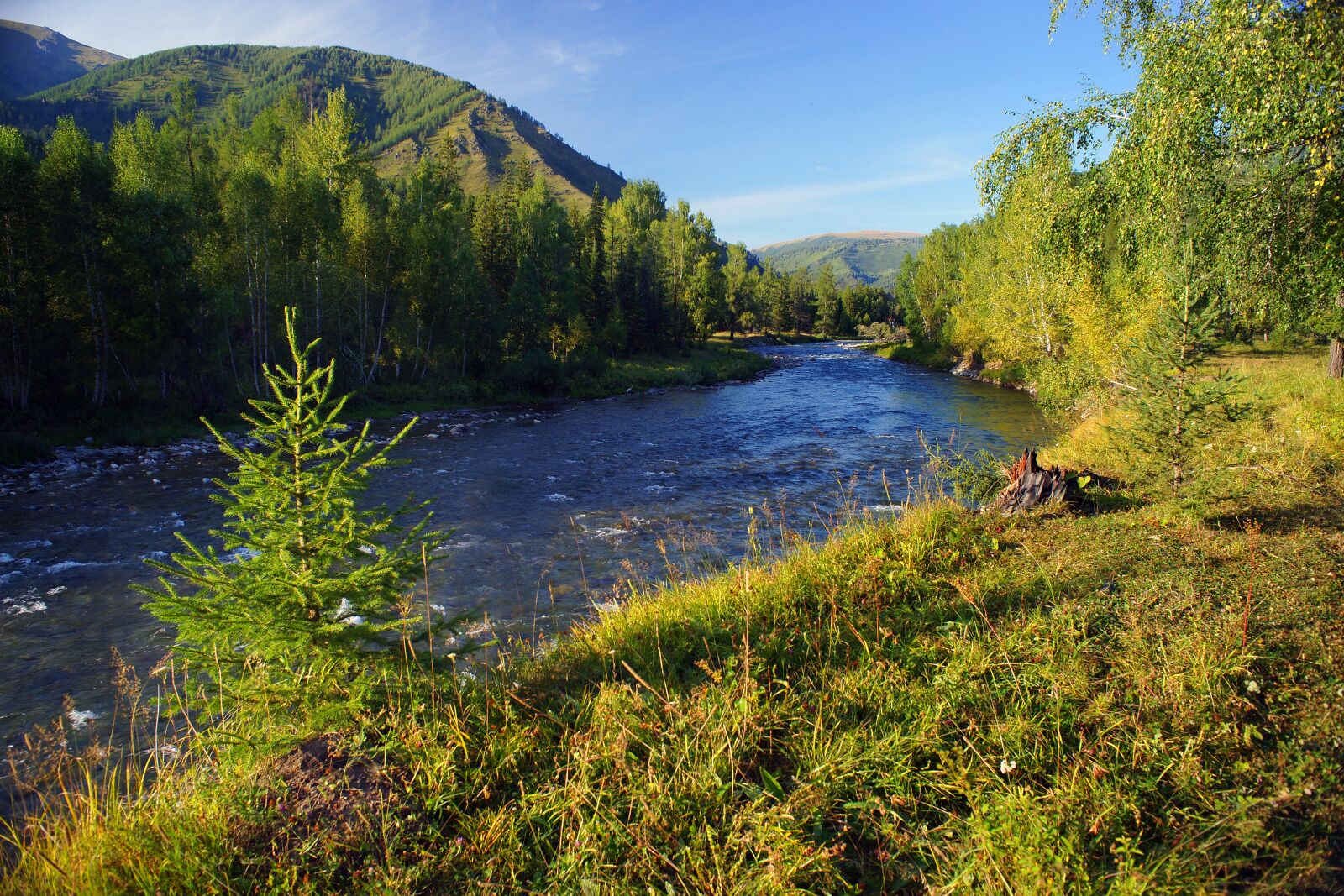 Sony Alpha DSLR-A850 sample photo. Mountains, river, mountain river photography