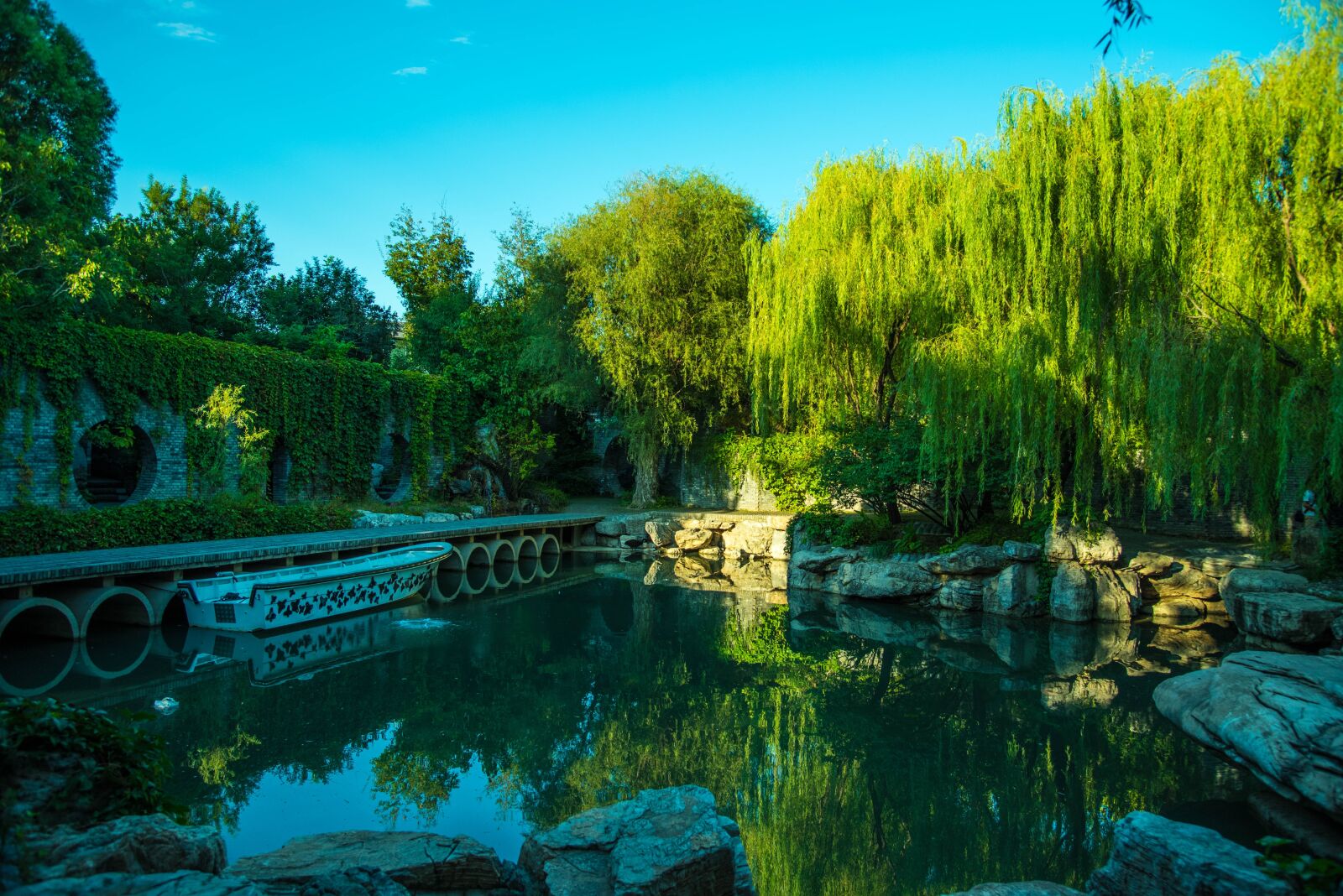 Nikon D750 sample photo. Garden, pond, chinese style photography