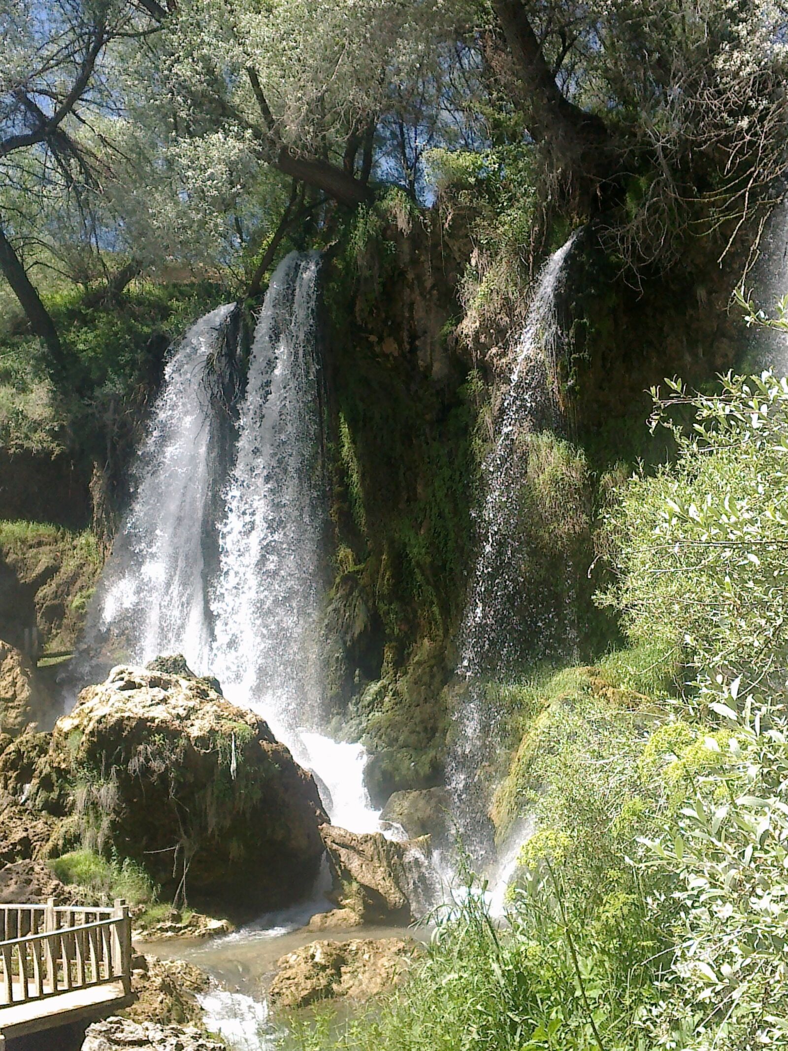 Nokia C5-03 sample photo. Waterfall, water, nature photography