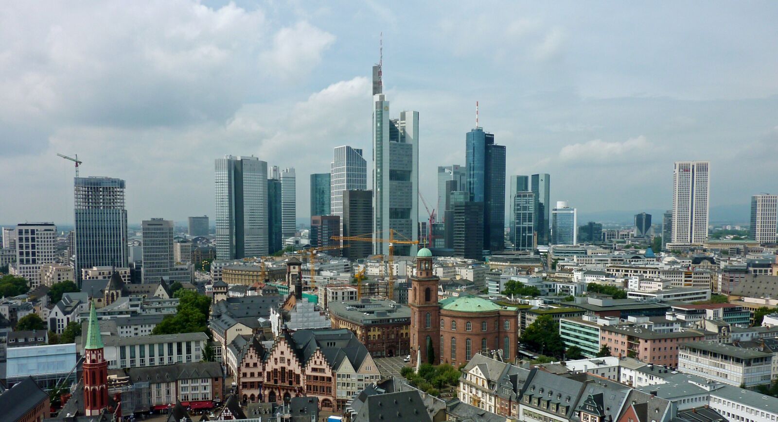 Panasonic DMC-TZ7 sample photo. Skyline, frankfurt, ffm photography