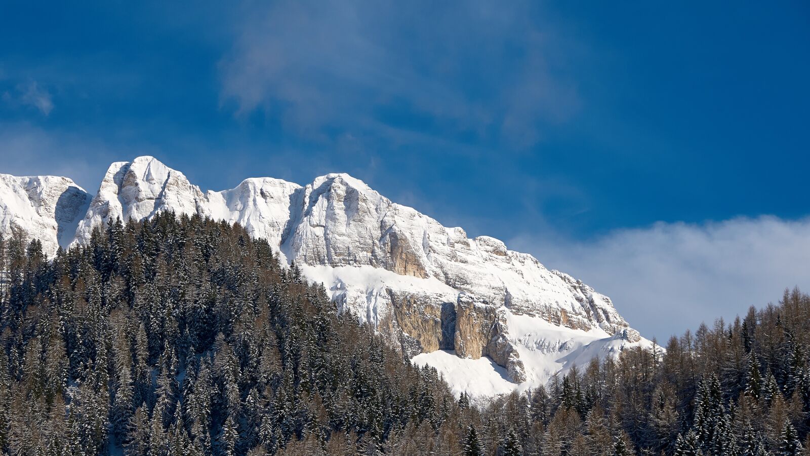 Nikon D200 sample photo. Sella group, winter, sellaronda photography
