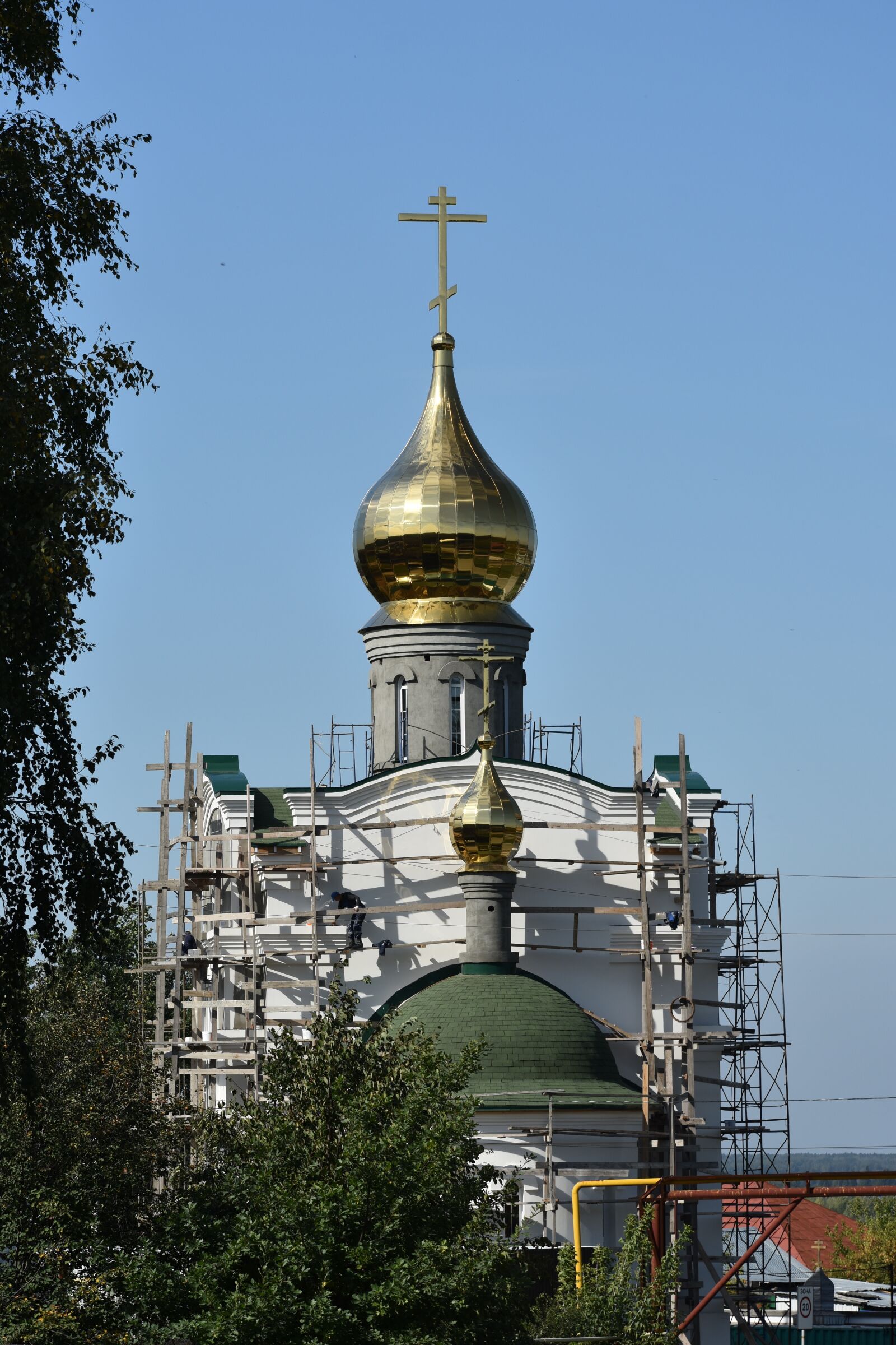 Nikon D3400 sample photo. Construction, church, building photography