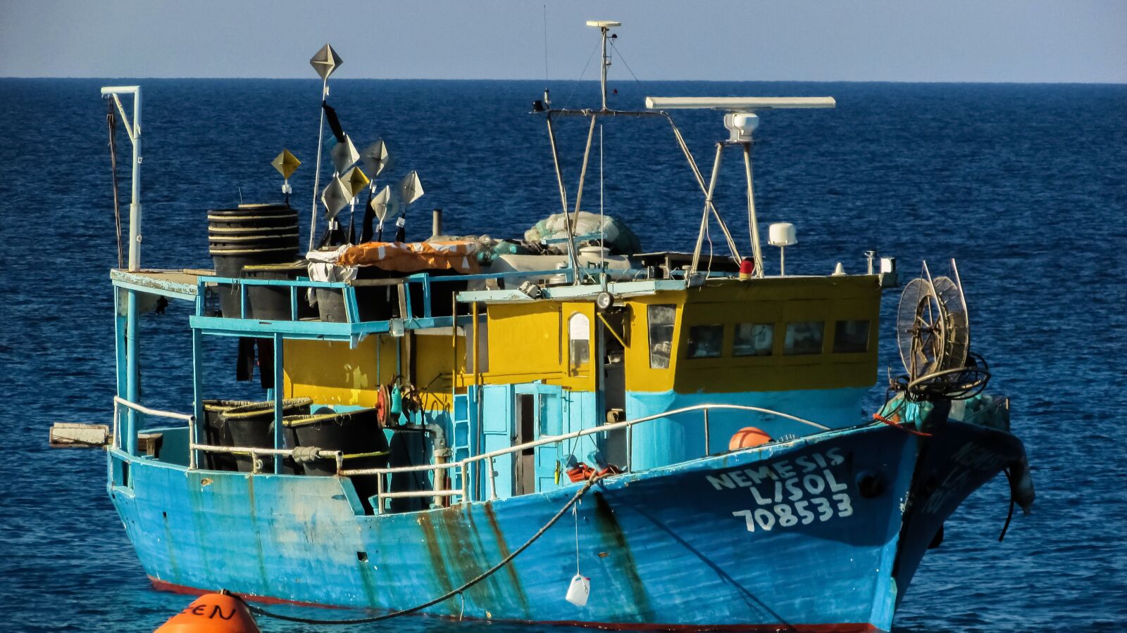 Canon PowerShot SX400 IS sample photo. Motor ship, fishing ship photography