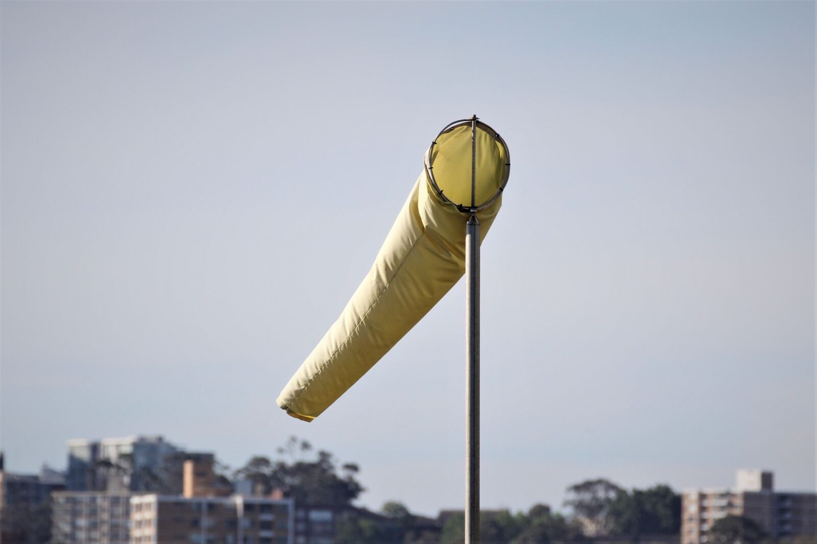Canon EOS 60D sample photo. Windsock, yellow, measure photography