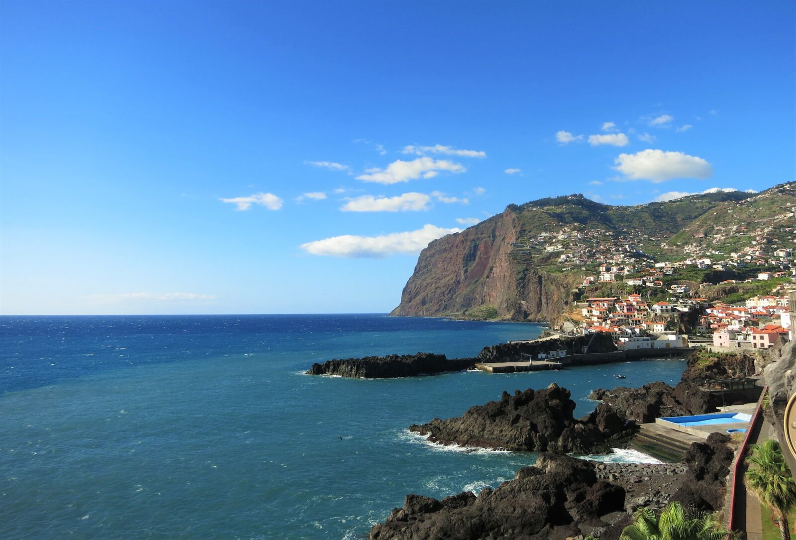 Canon PowerShot S110 sample photo. Madeira, cliff, sea photography