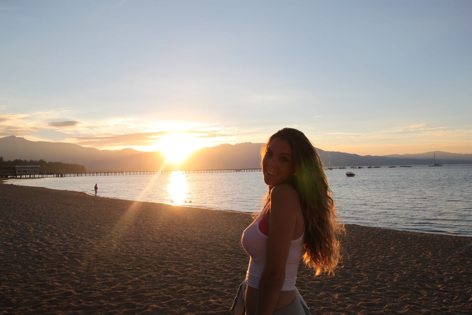Canon EOS 500D (EOS Rebel T1i / EOS Kiss X3) sample photo. Beautiful, girl, sunset photography