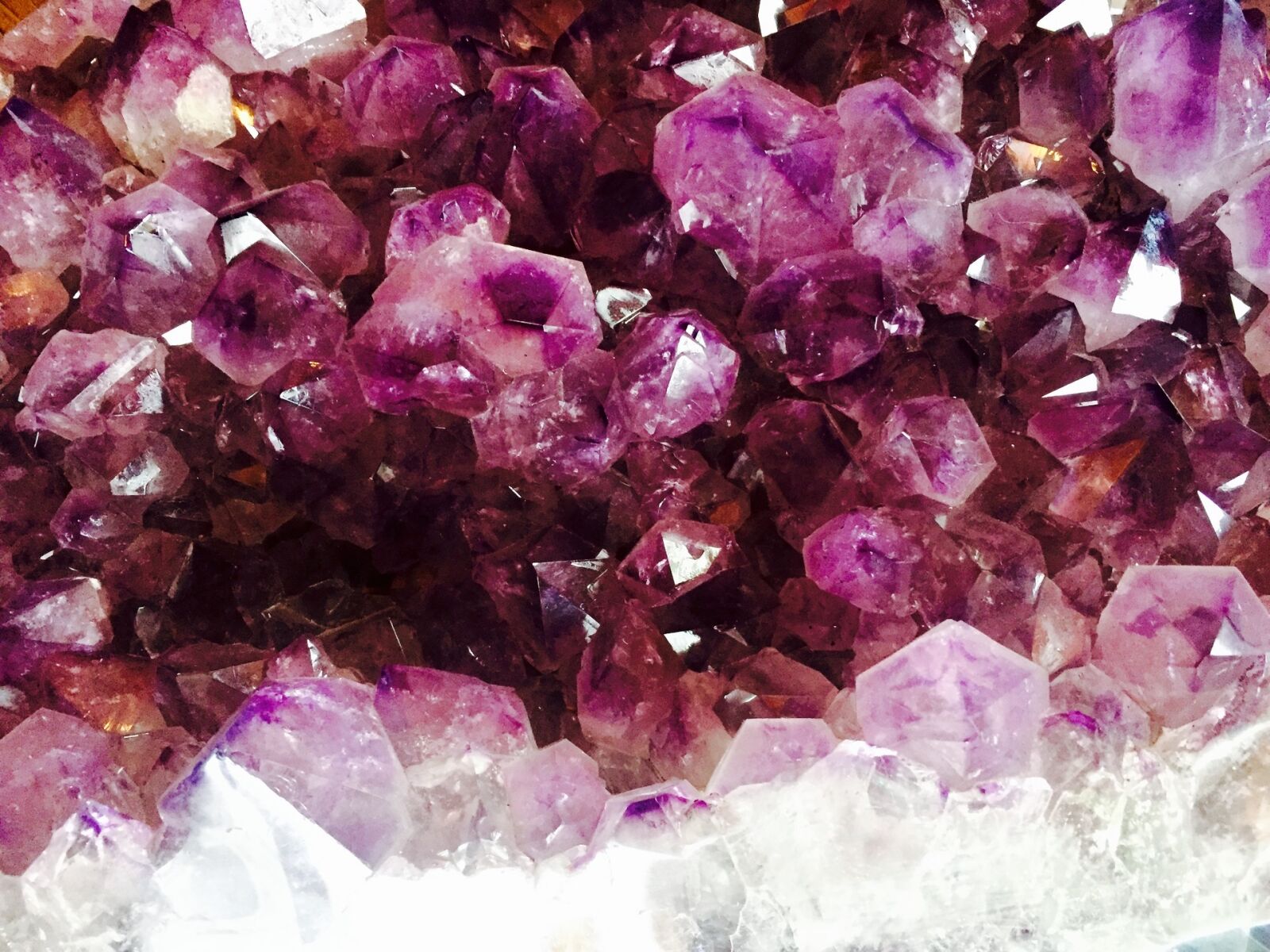 Apple iPhone 6 sample photo. Crystal, amethyst, purple photography