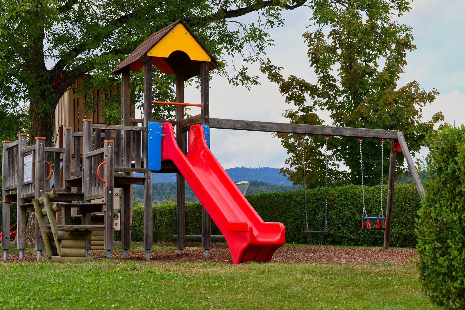 Nikon D610 sample photo. Playground, slide, children's playground photography