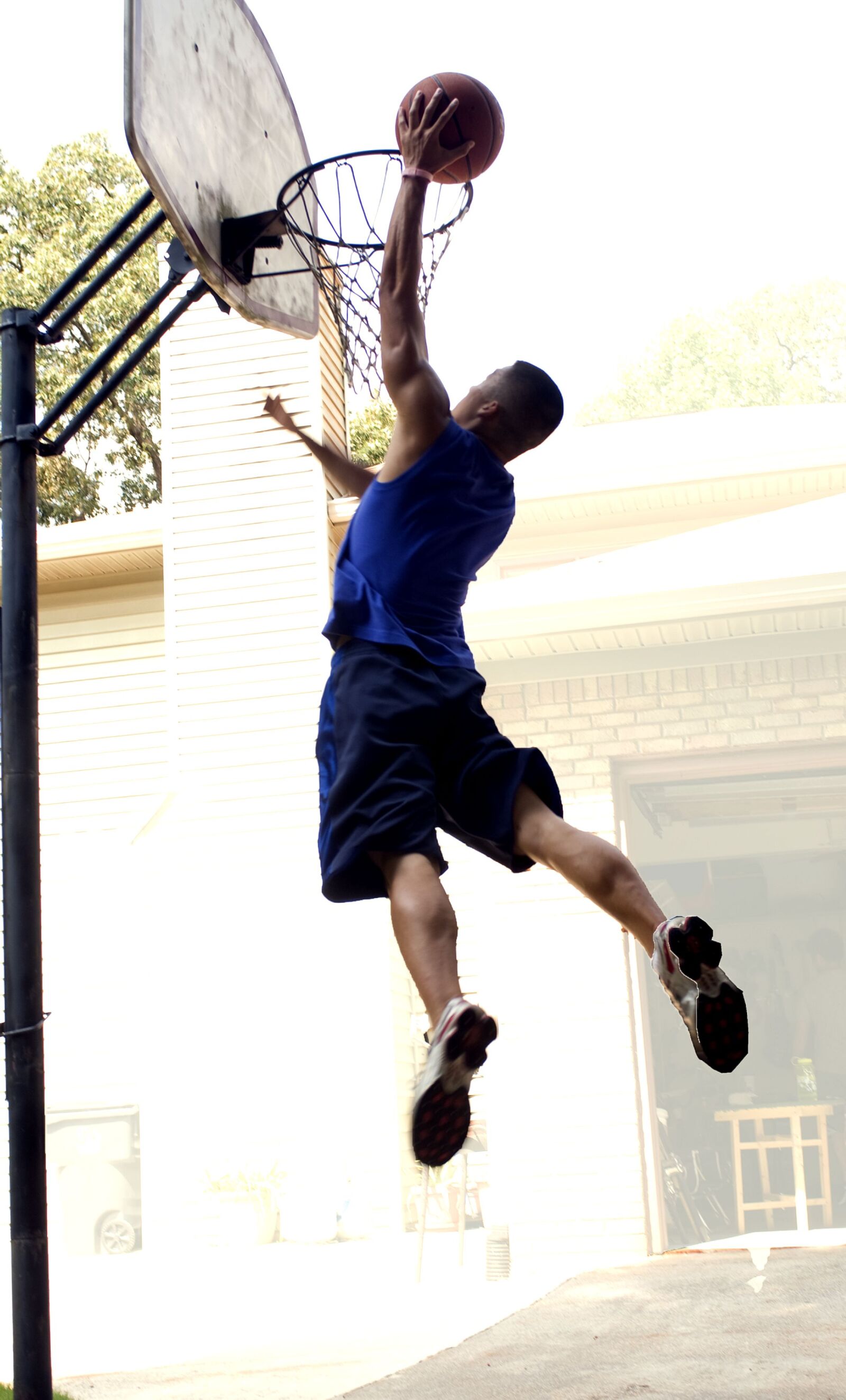 Nikon D300 sample photo. Attempting, dunk, ball photography