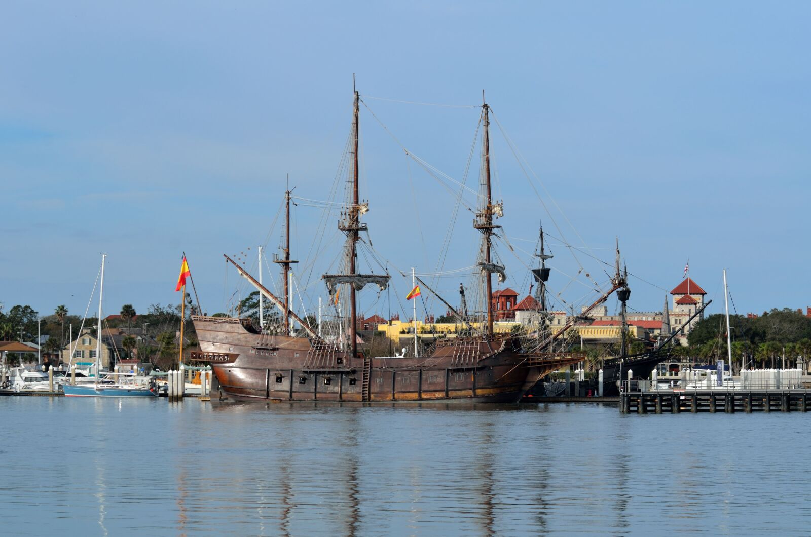 Nikon D7000 sample photo. Galleon ship, mast, sails photography