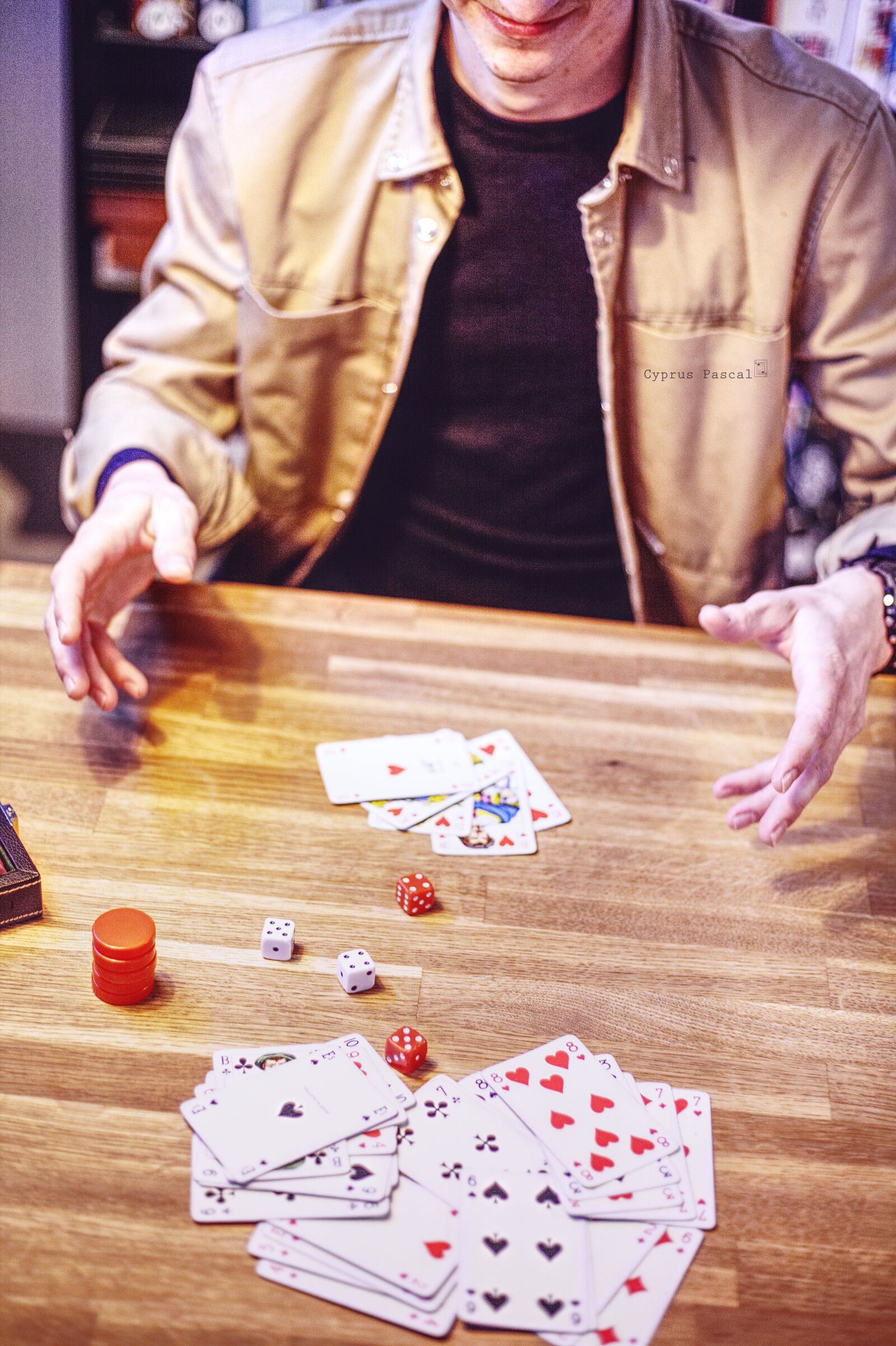 Canon EOS 5D sample photo. Cards, games, poker photography