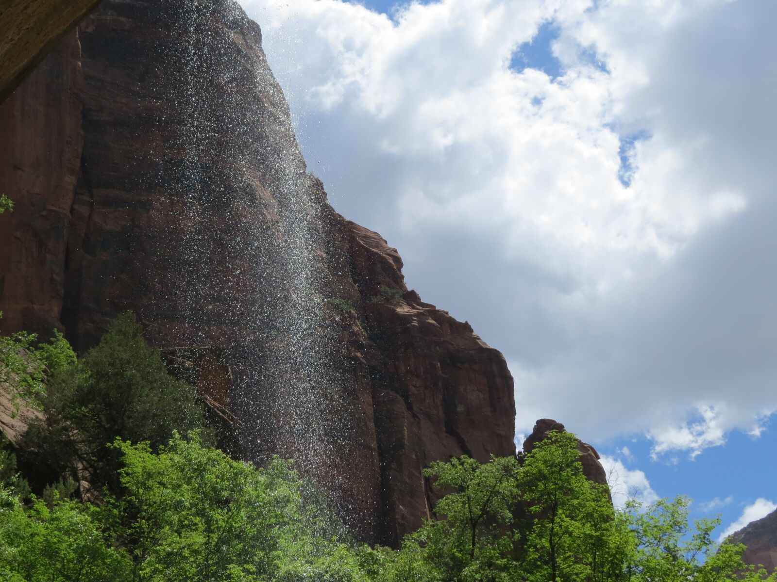 Canon PowerShot SX50 HS sample photo. Water fall, mountains, utah photography
