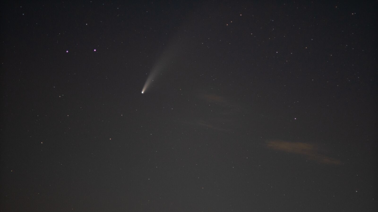 Sony a6300 sample photo. Neowise, comet, space photography
