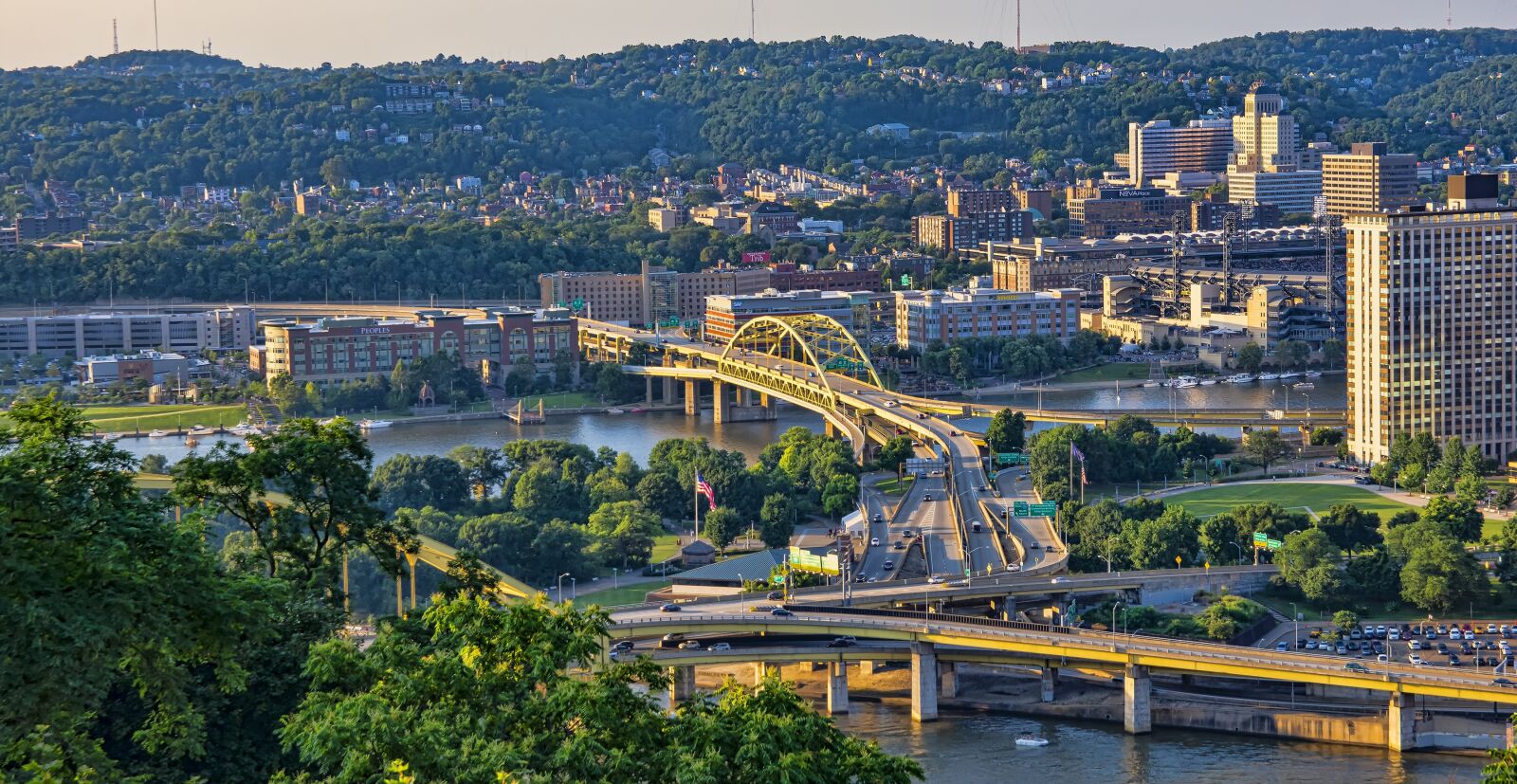 Nikon D7200 sample photo. Pittsburgh, city, bridges photography