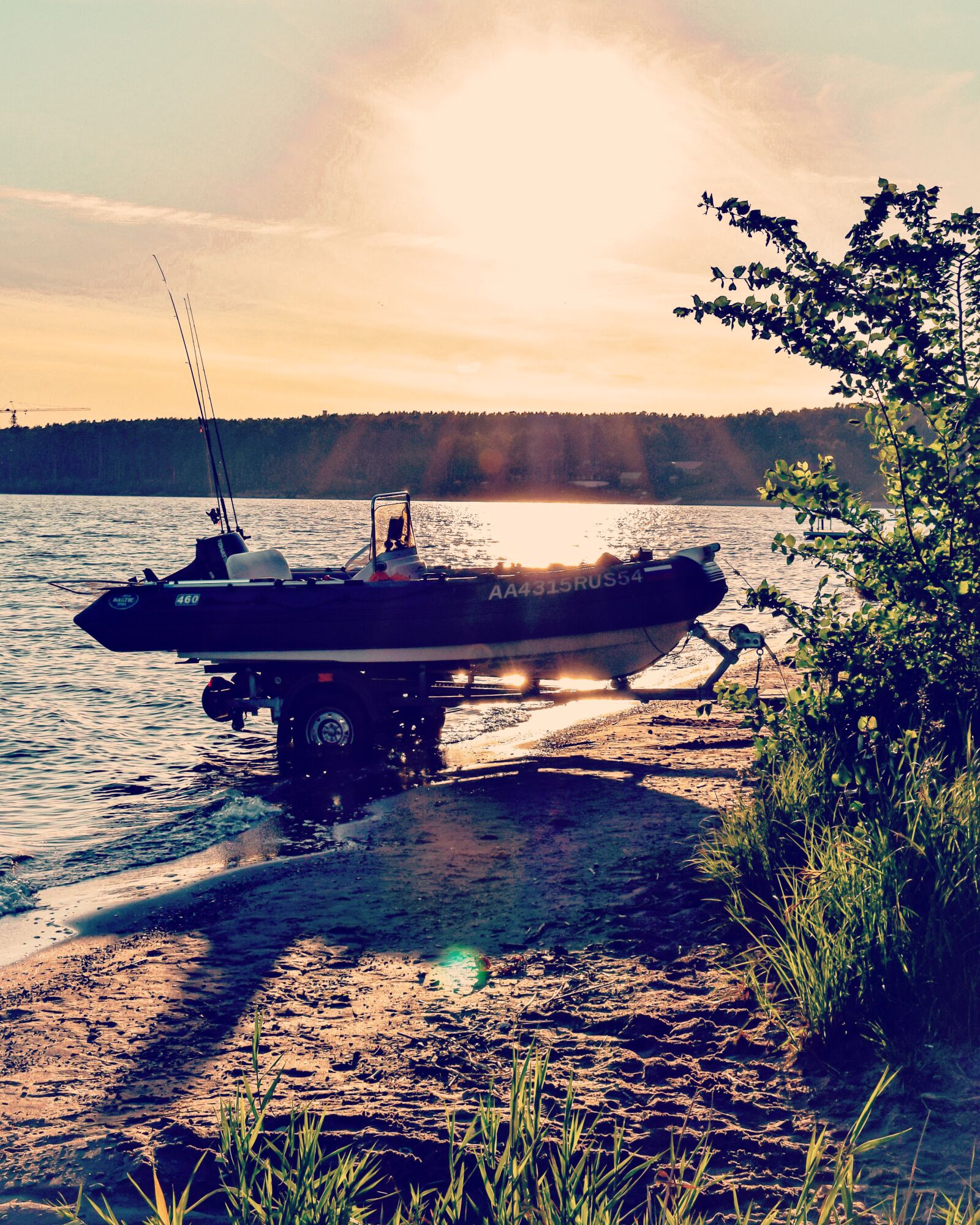 Nikon D5300 sample photo. Sun, boat, sea photography