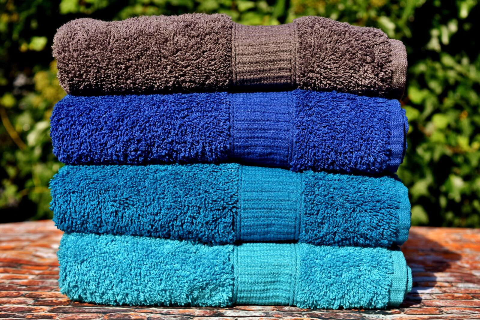 Nikon D7200 sample photo. Towels, blue, turquoise photography