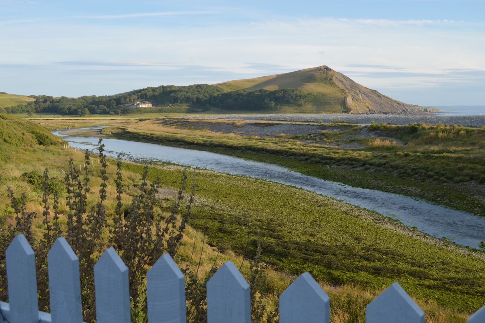 Nikon D3200 sample photo. Mountain, fields, stream photography