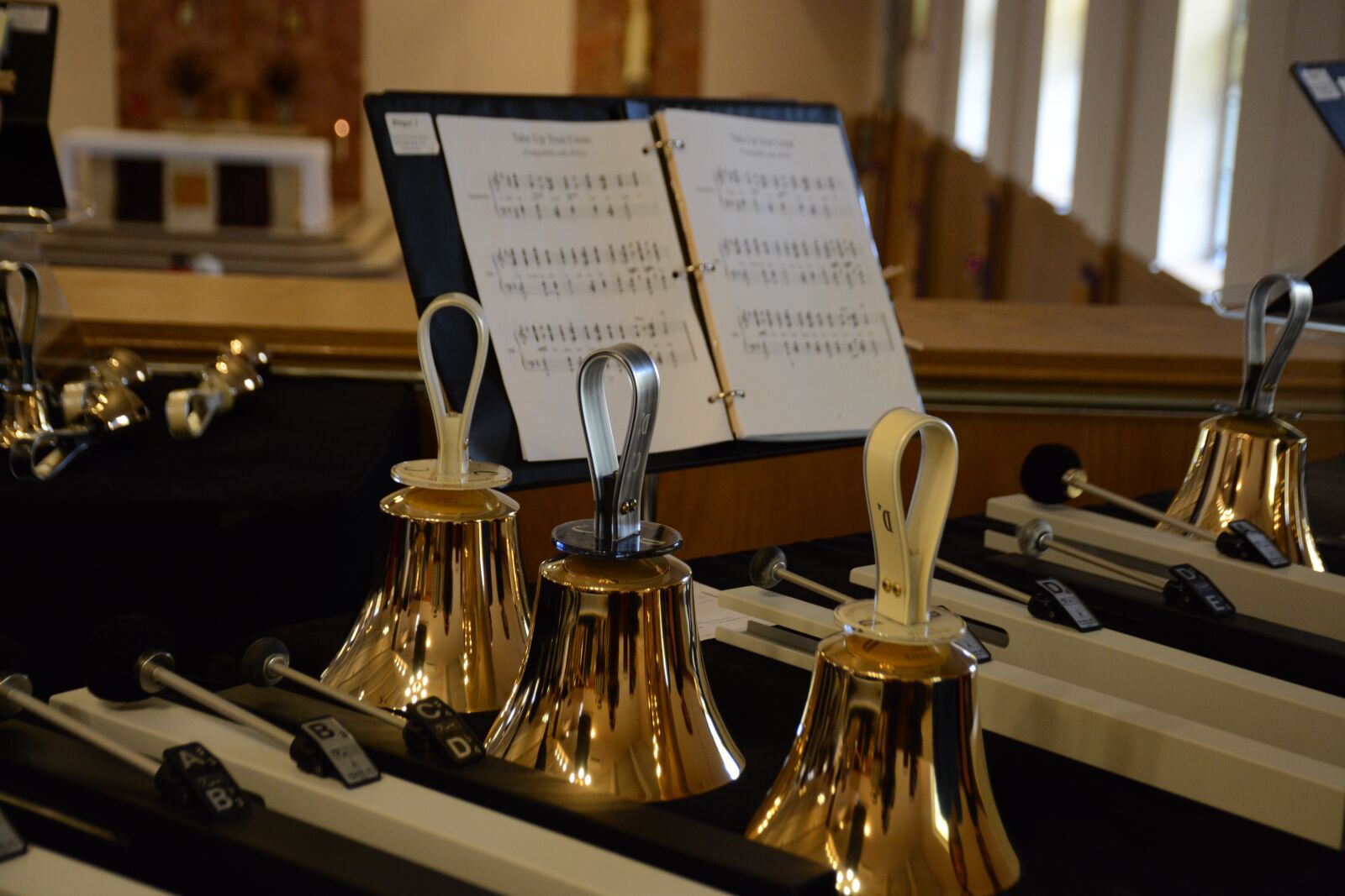 Nikon D7100 sample photo. Handbells, music, bell photography