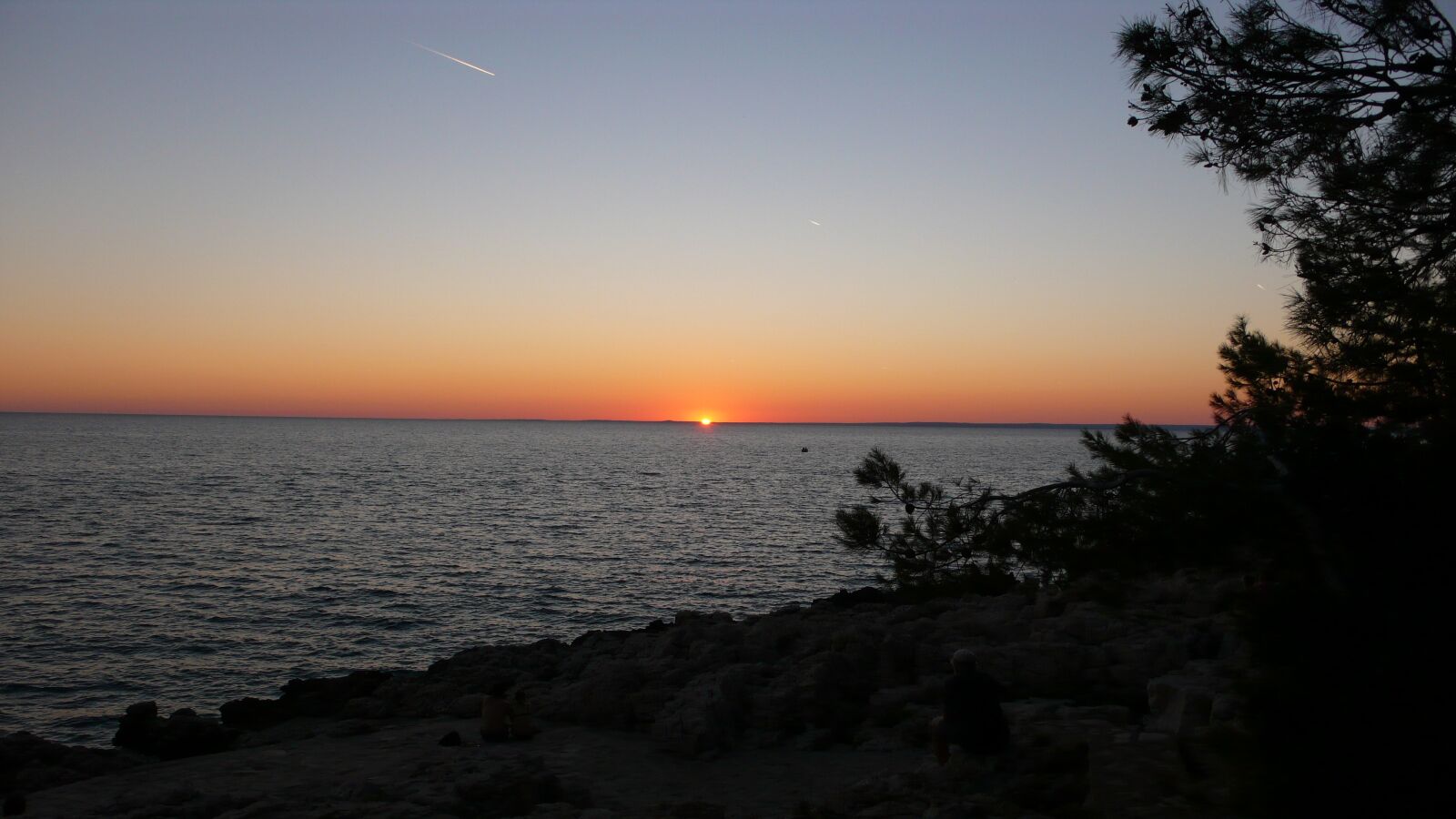 Panasonic DMC-LX2 sample photo. Sea, sunset, water photography