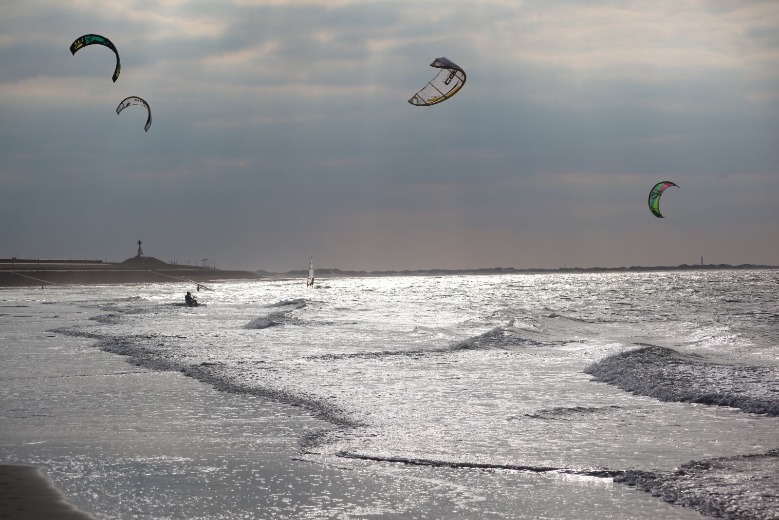 Canon EOS 5D Mark II sample photo. Kyten, sea, kytesurfen photography