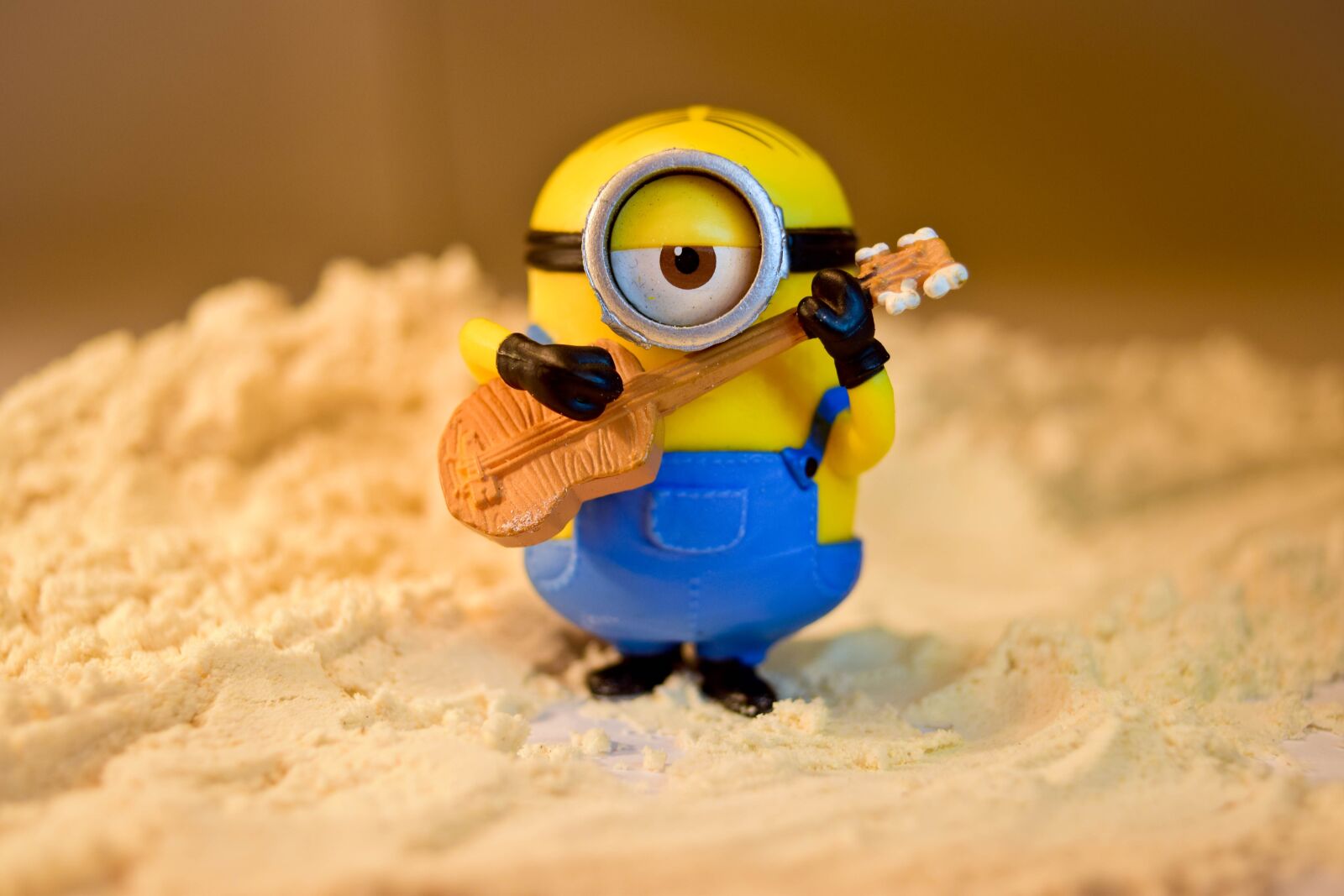 Nikon D5300 sample photo. Toy, minion, guitar photography