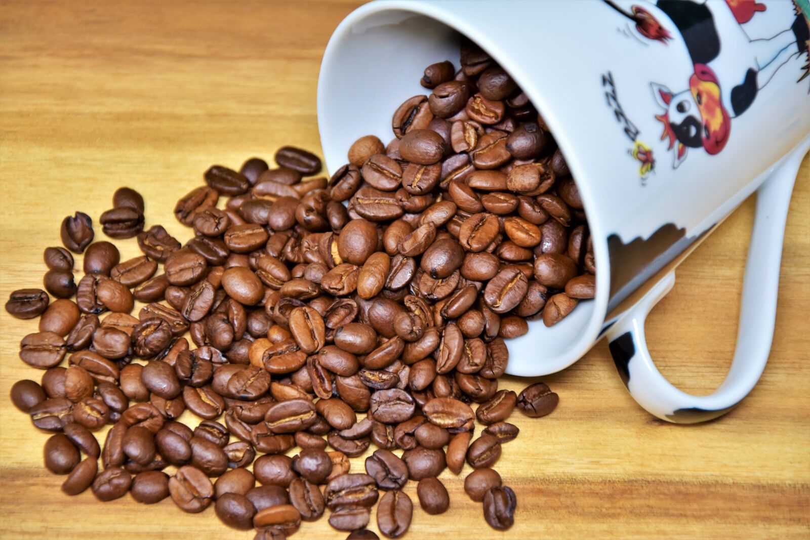 Nikon D7200 sample photo. Coffee coffee beans, cup photography