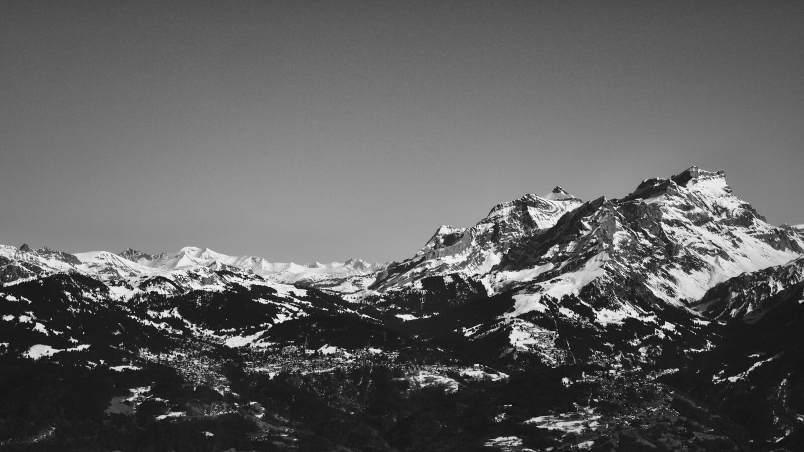 Olympus OM-D E-M5 sample photo. Mountain, view, black photography