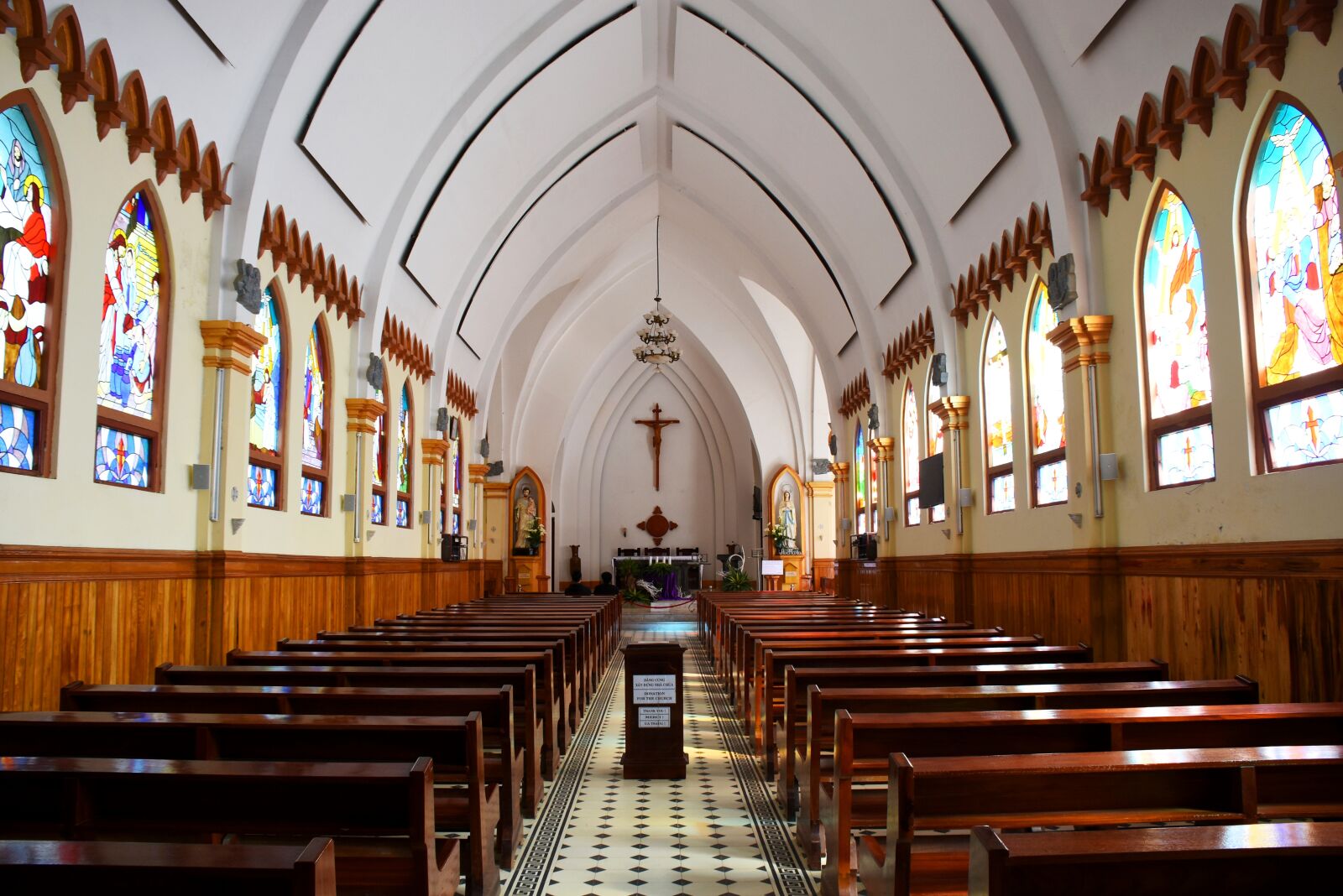 Nikon D7200 sample photo. Ancient sapa church, christianity photography