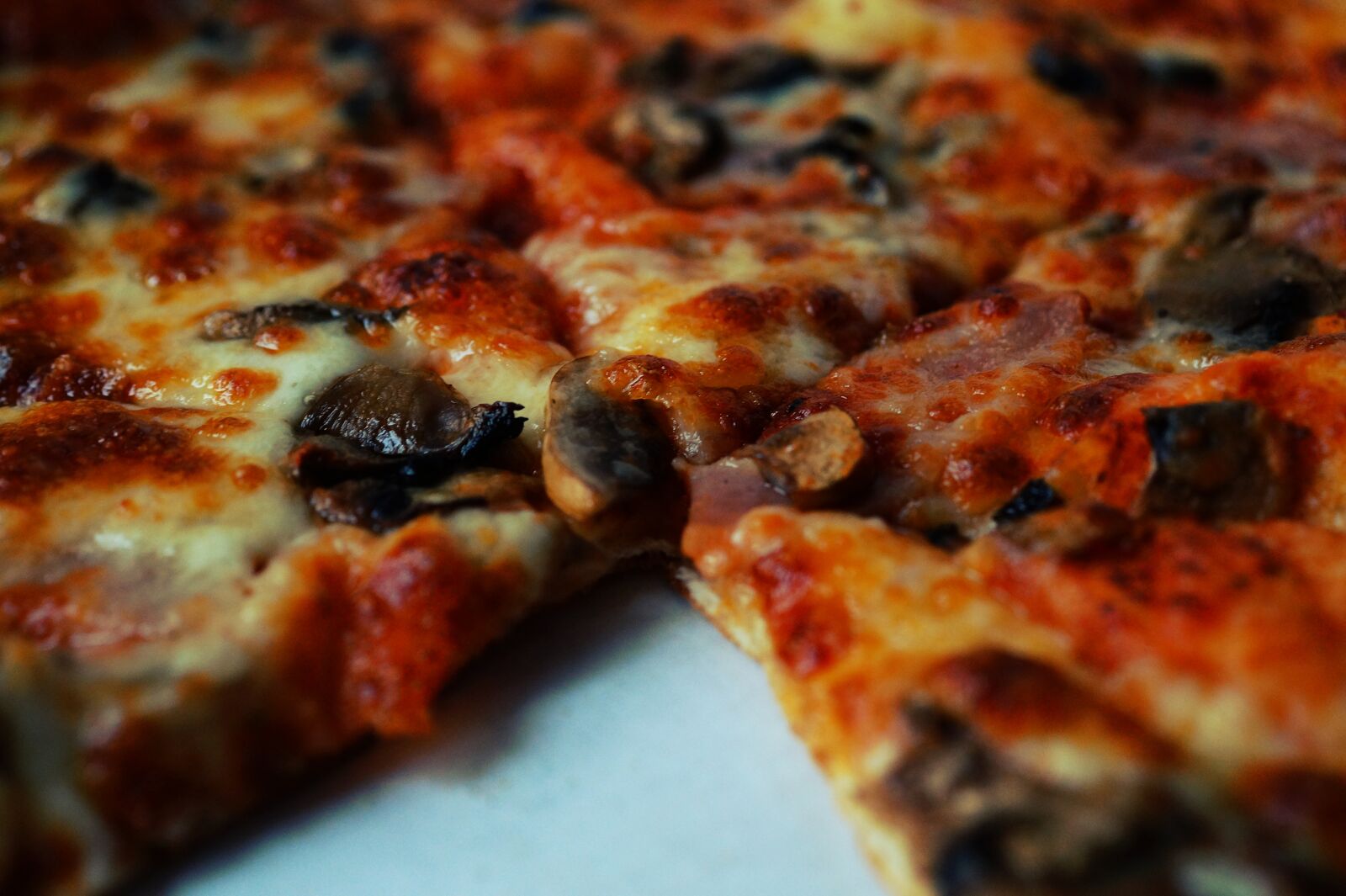 Sony SLT-A58 + Sony DT 30mm F2.8 Macro SAM sample photo. Food, fungi, pizza photography