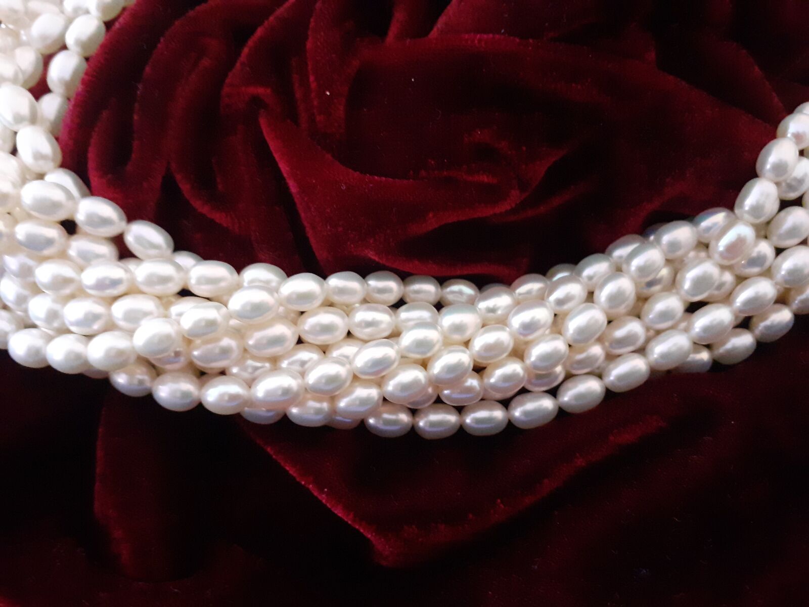 Samsung SM-A202F sample photo. Jewelry, pearl, necklace photography