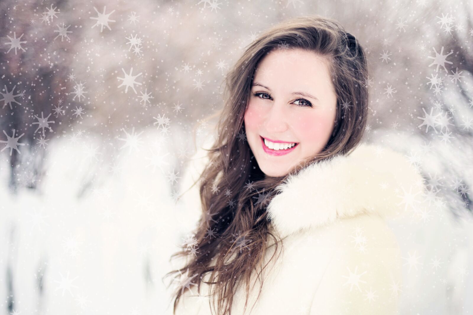 Canon EOS 5D Mark III sample photo. Cold, snow, woman, winter photography