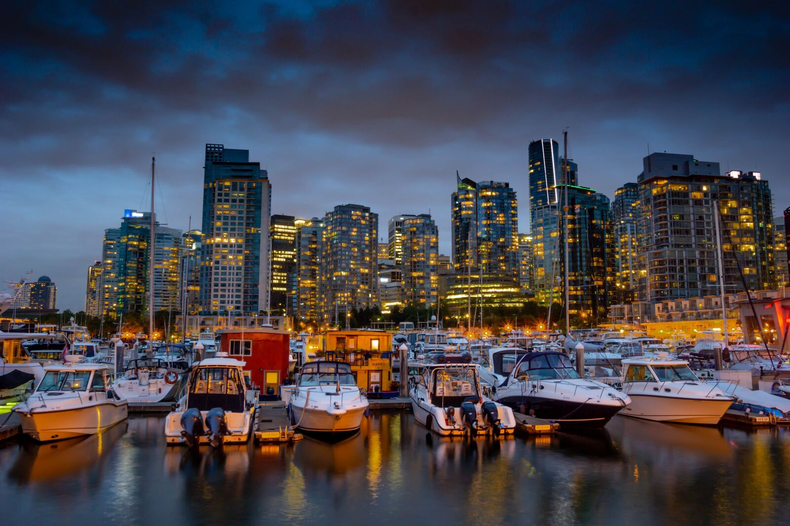 Sony a6000 + Sigma 19mm F2.8 EX DN sample photo. Vancouver, port, skyline photography