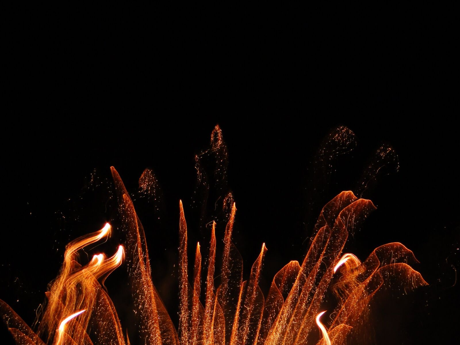 Sony Cyber-shot DSC-HX1 sample photo. Fireworks, graphics, yellow photography