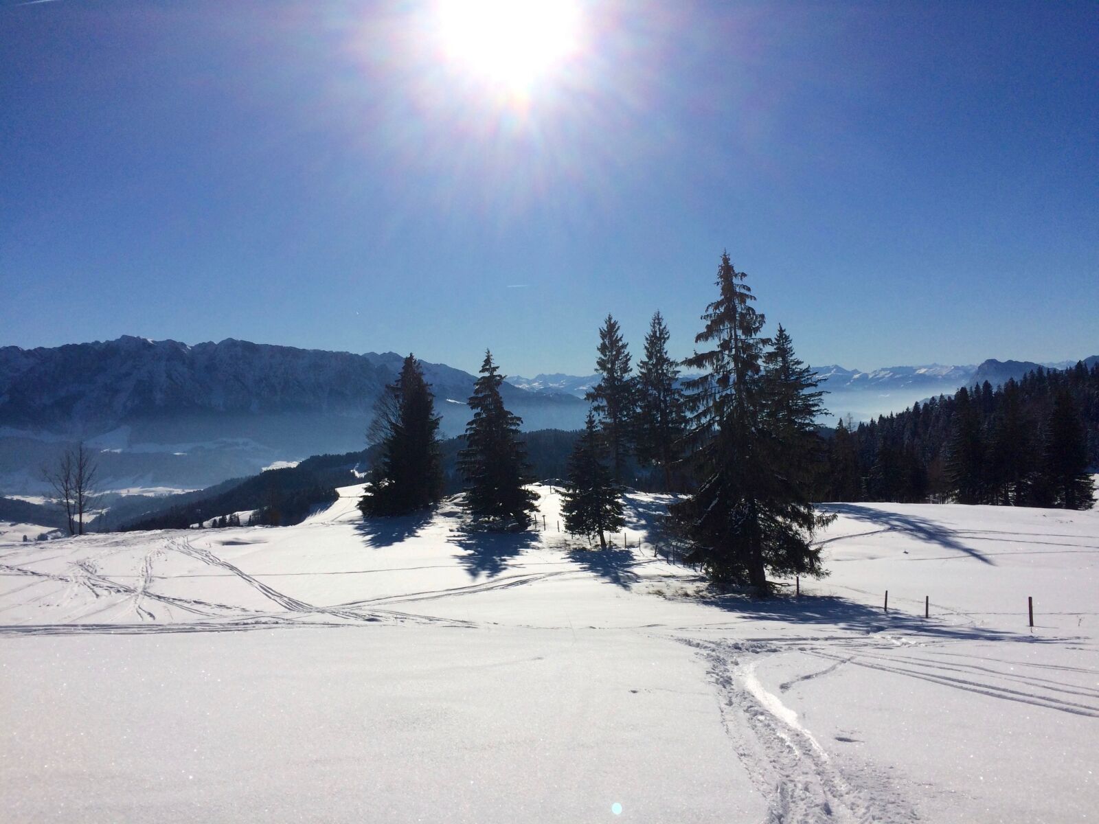 Apple iPhone 5s sample photo. Winter, sun, snow photography