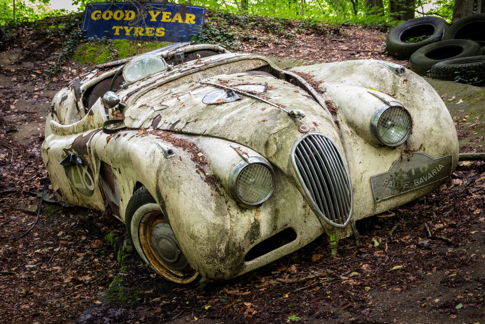 Canon EOS 80D sample photo. Auto, car cemetery, historically photography