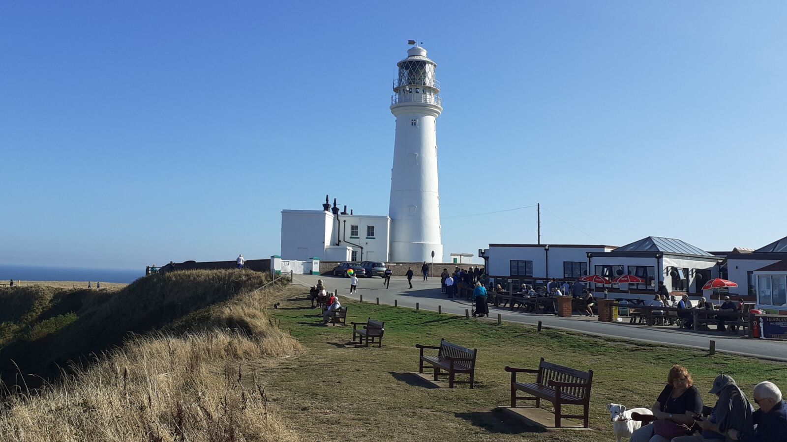 Samsung SM-A202F sample photo. Lighthouse, sky, sea photography